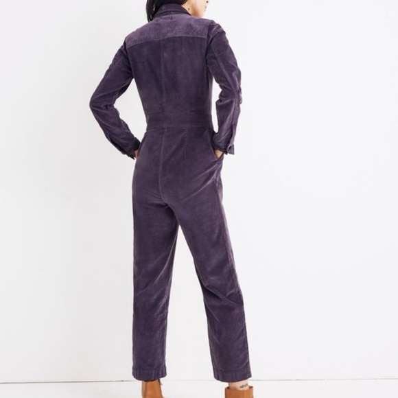 Madewell Velveteen Slim Coverall Jumpsuit - Picture 3 of 4